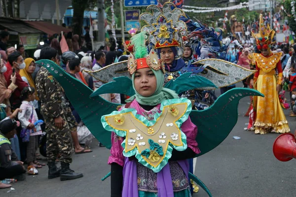 Carnival Celebrate 77Th Independence Day Republic Indonesia — Photo