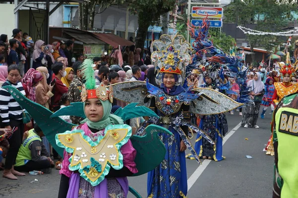 Carnival Celebrate 77Th Independence Day Republic Indonesia — Photo