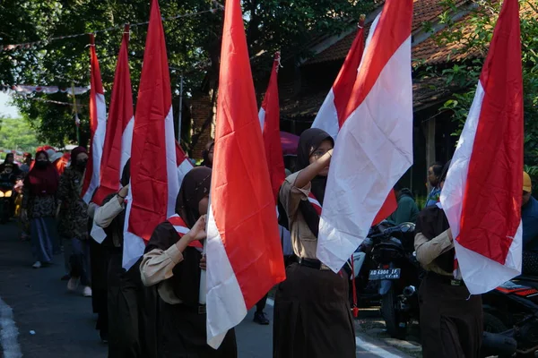 Carnival Celebrate 77Th Independence Day Republic Indonesia — Foto de Stock