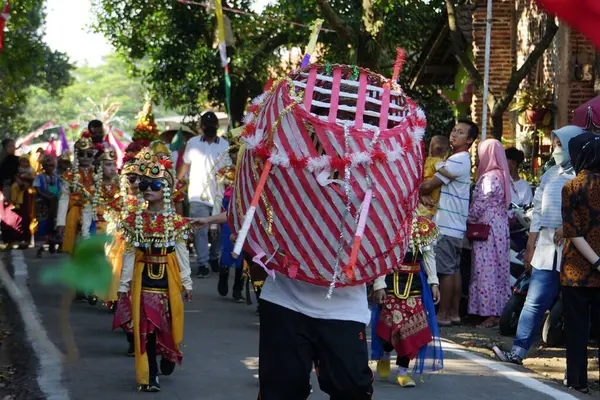Carnival Celebrate 77Th Independence Day Republic Indonesia — ストック写真