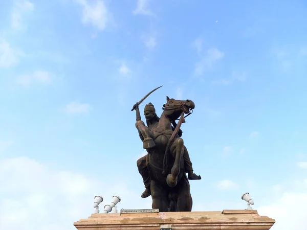 Статуя Лакшмибая Находится Аджмере Раджастан Индия — стоковое фото