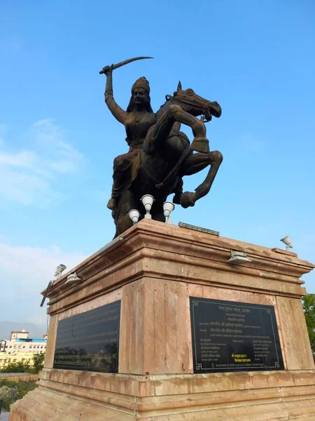 Statue Lakshmibai Est Situé Ajmer Rajasthan Inde — Photo