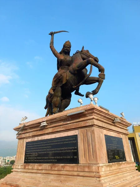 Statue Lakshmibai Est Situé Ajmer Rajasthan Inde — Photo