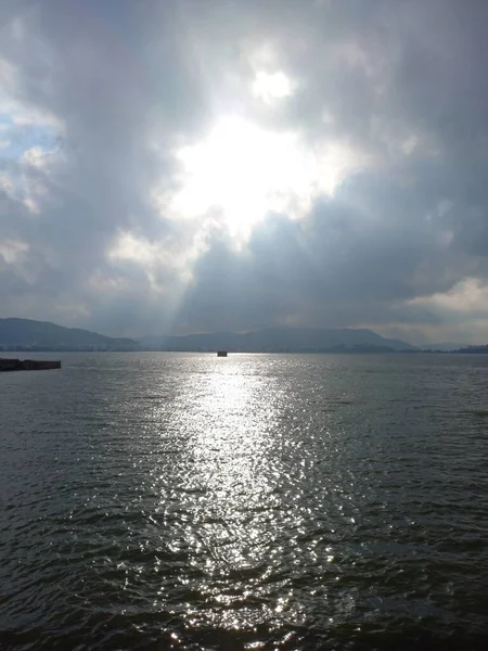 Lago Anasagar Está Situado Ajmer Rajastão Índia — Fotografia de Stock