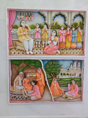 Panchdev Tapınağı jhunjhunu, Shekhawati, Rajasthan, Hindistan 