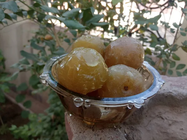 Amla Murbba Gooseberry Gooseberry Buah — Stok Foto