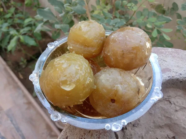 Amla Murbba Gooseberry Gooseberry Buah — Stok Foto