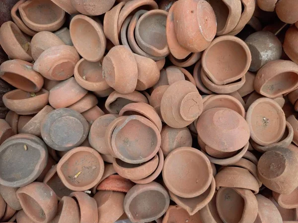 stock image Clay pottery,  mitti  ke  bartan 