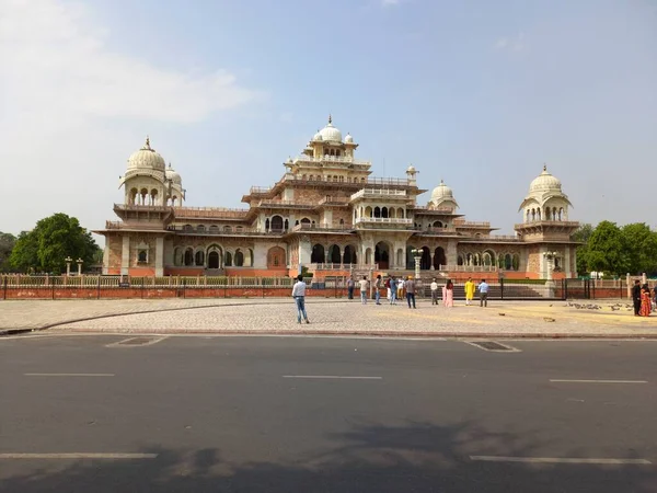 Albert Μουσείο Αίθουσα Βρίσκεται Στο Jaipur Rajasthan — Φωτογραφία Αρχείου
