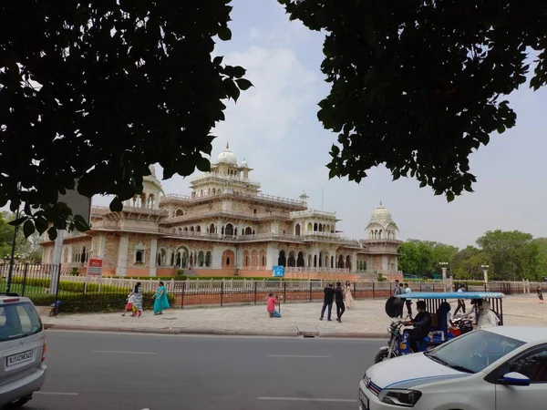 Muzeum Albert Hall Znajduje Się Jaipur Radżastanie — Zdjęcie stockowe