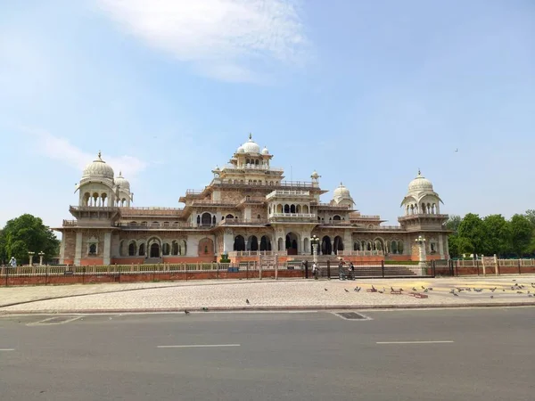 Albert Hall Museum Gelegen Jaipur Rajasthan — Stockfoto