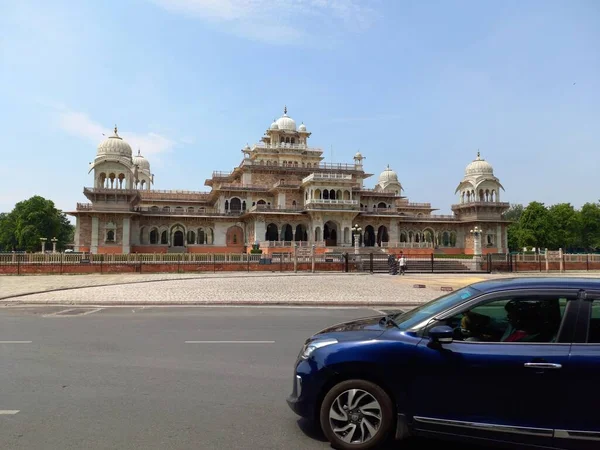 Albert Hall Museum Gelegen Jaipur Rajasthan — Stockfoto