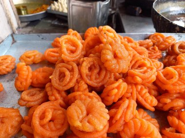 Jalebi, ulusal Hint tatlıları.