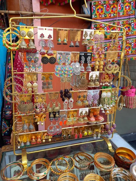 Johari Bazar Rynek Johari Jaipur Rajasthan — Zdjęcie stockowe