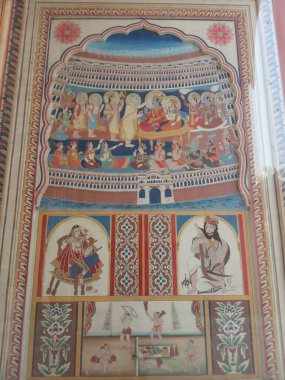 Patrika kapısı Jaipur, Rajasthan, Hindistan 'da bulunuyor. 