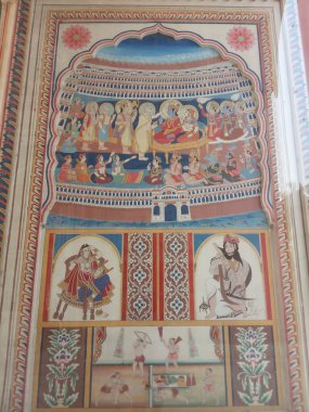 Patrika kapısı Jaipur, Rajasthan, Hindistan 'da bulunuyor. 