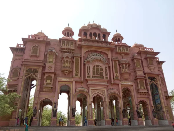 Patrika Gate Está Situado Jaipur Rajastán India — Foto de Stock