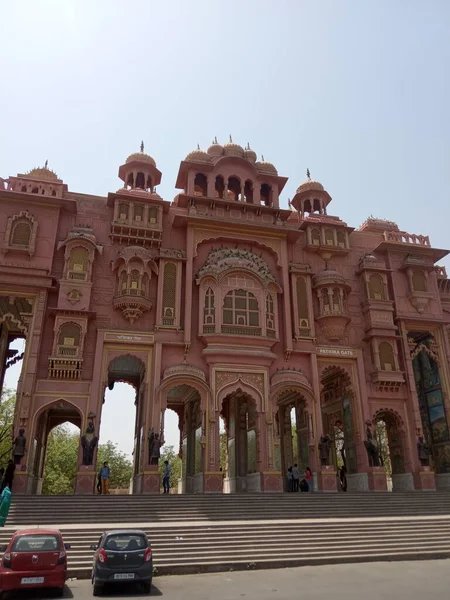 Patrika Πύλη Βρίσκεται Στην Jaipur Rajasthan Ινδία — Φωτογραφία Αρχείου