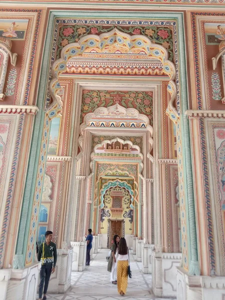 Patrika Gate Est Situé Jaipur Rajasthan Inde — Photo
