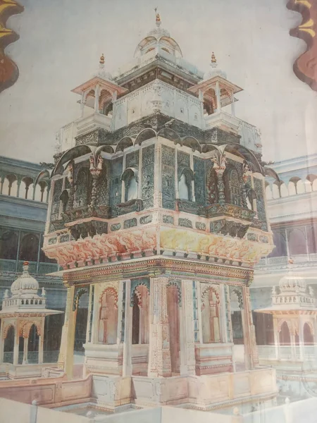 Patrika Gate Está Situado Jaipur Rajastán India —  Fotos de Stock