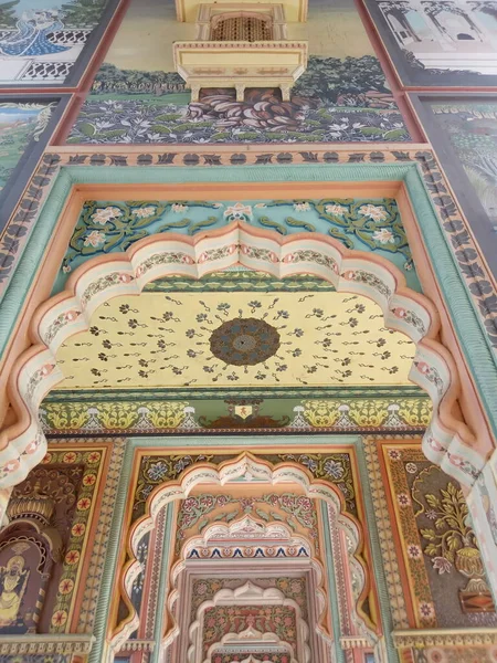 Patrika Gate Está Situado Jaipur Rajastán India — Foto de Stock