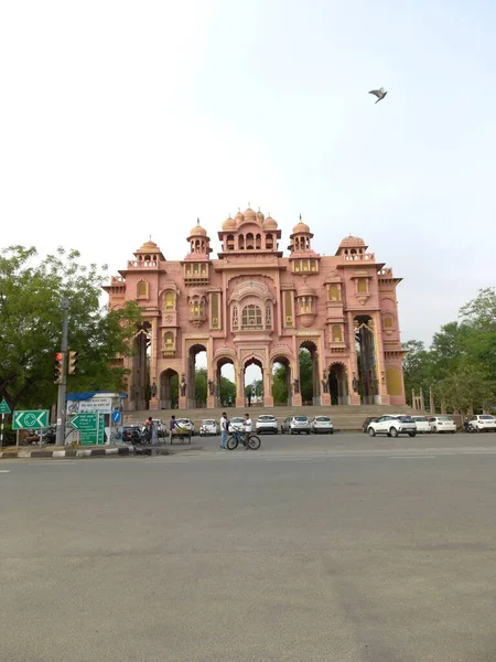 Patrika Kapu Található Jaipur Rajasthan India — Stock Fotó