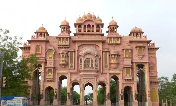 Patrika门位于印度拉贾斯坦邦Jaipur — 图库照片