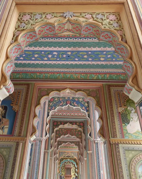 Патрика Ворота Находится Джайпуре Раджастхан Индия — стоковое фото