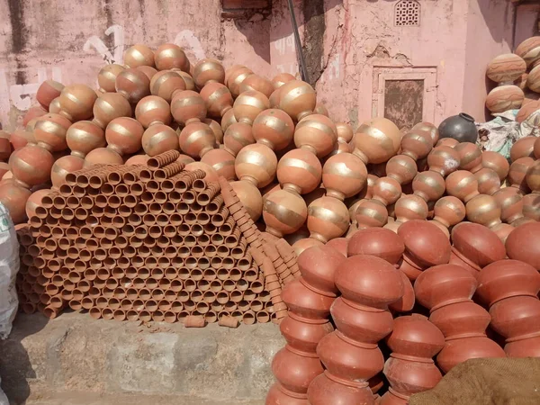 Mitti Barat Cerámica Barro Rajasthan —  Fotos de Stock