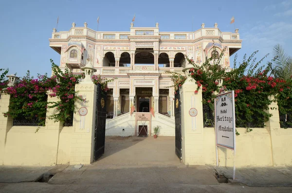 Heritage Mandawa Haveli Befindet Sich Mandawa Jhunjhunu Shekhawati Rajasthan Indien — Stockfoto