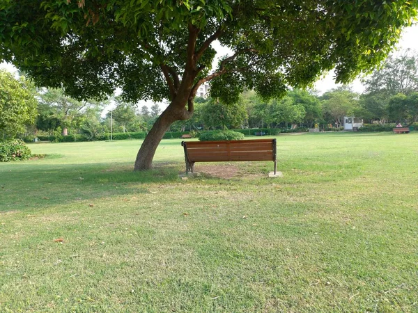 Parkstoel Zitgelegenheid Park — Stockfoto