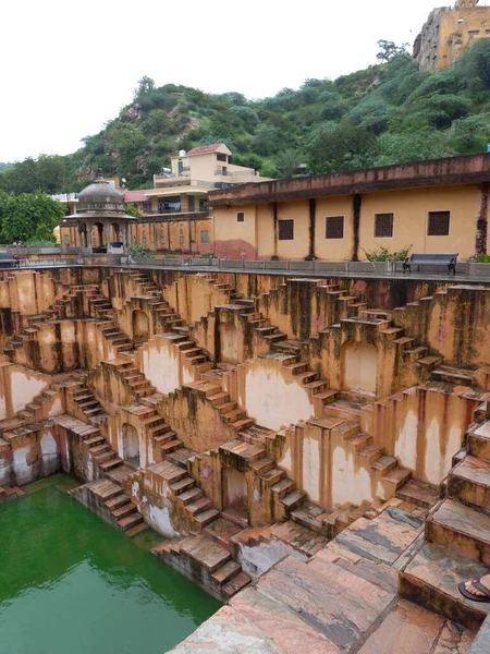 Panna Meena Kund Nachází Jaipur Rajasthan Indie — Stock fotografie