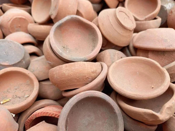 Ton Keramik Matka Ton Handwerk Ghada Jaipur Rajasthan — Stockfoto