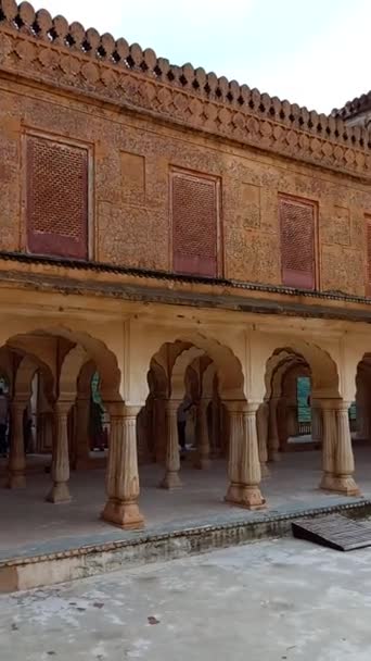 Amer Fort Está Situado Jaipur Rajasthan Índia — Vídeo de Stock