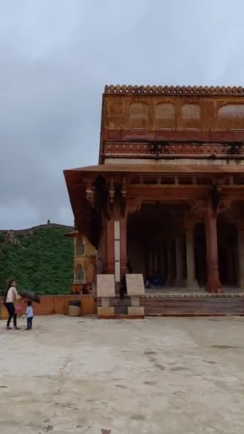 Amer Fort Situated Jaipur Rajasthan India — Stock Video