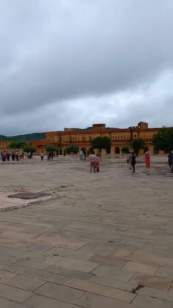 Amer Fort Situated Jaipur Rajasthan India — Stock Video