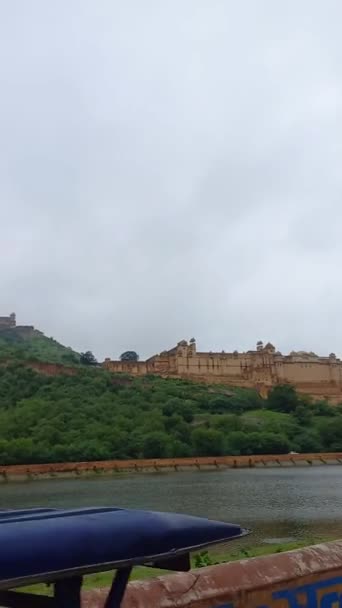 Amer Erőd Található Jaipur Rajasthan India — Stock videók
