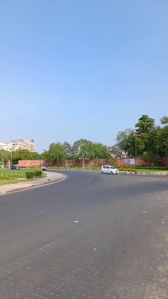 Jaipur Jaipur Rajasthan雕像圈 — 图库视频影像