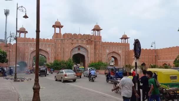 Mercato Jaipur Jaipur Rajasthan India — Video Stock