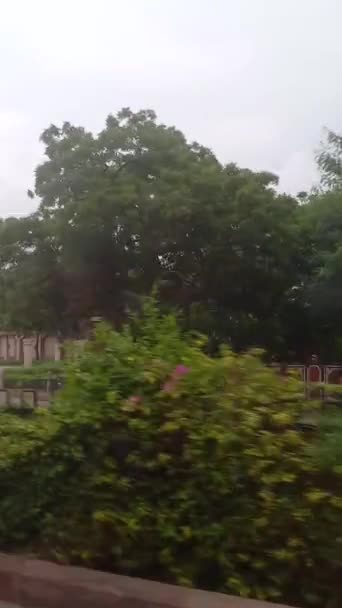 Standbeeld Van Arjuna Arjun Sms Stadion Jaipur — Stockvideo