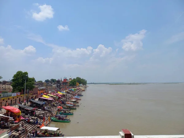 Saryu River Located Ayodhya Uttar Pradesh India — 图库照片