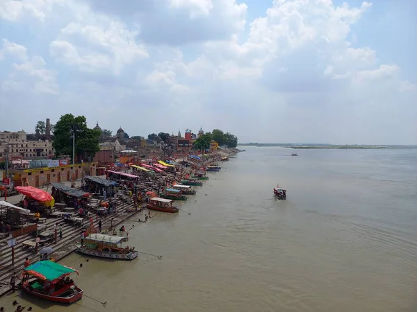 Řeka Saryu Nachází Ayodhya Uttar Pradesh Indie — Stock fotografie