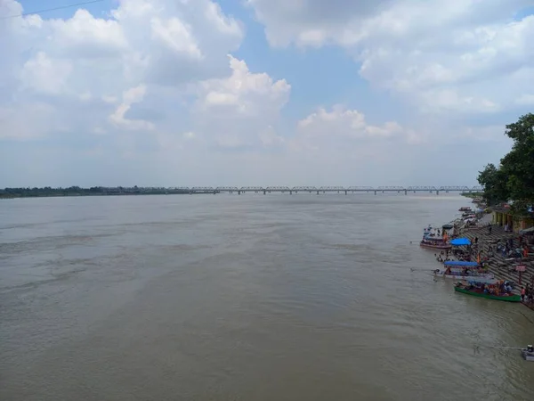 Saryu River Located Ayodhya Uttar Pradesh India — 스톡 사진