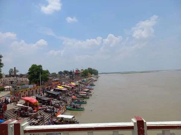 Saryu River Located Ayodhya Uttar Pradesh India — 스톡 사진