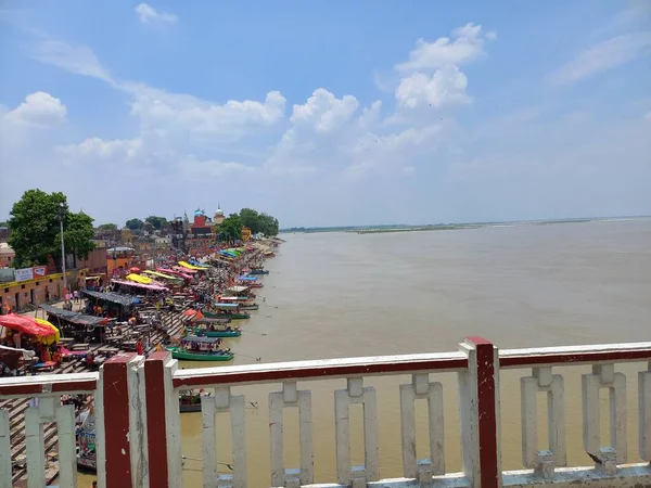 Saryu River Located Ayodhya Uttar Pradesh India — Stok Foto