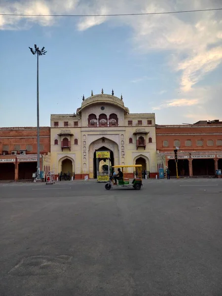 Poarta Tripolia Este Situată Jaipur Rajasthan India — Fotografie, imagine de stoc