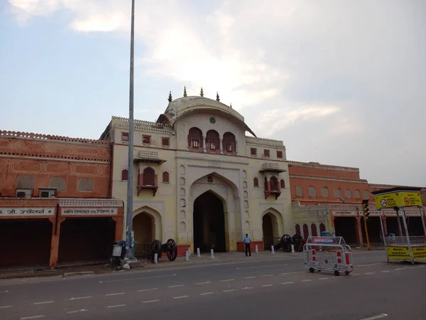 Puerta Tripolia Está Situado Jaipur Rajastán India —  Fotos de Stock