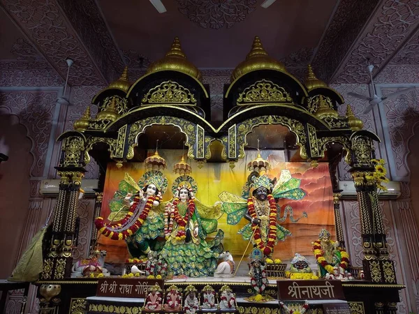 Prachtige Beelden Van Radha Govindji Iskcon Temple Ahmedabad Gujarat India — Stockfoto