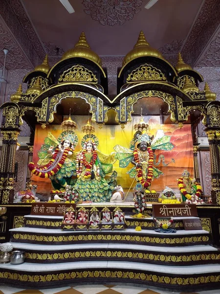 Prachtige Beelden Van Radha Govindji Iskcon Temple Ahmedabad Gujarat India — Stockfoto