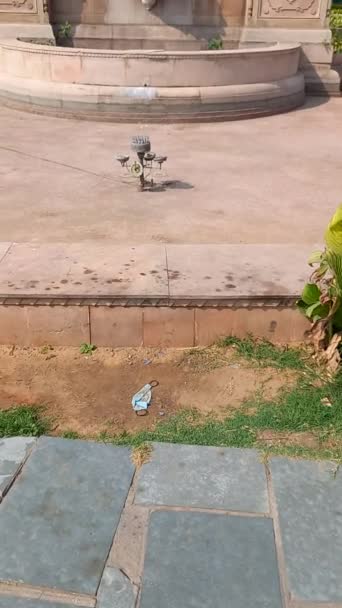 Staty Cirkel Ligger Jaipur Rajasthan Indien — Stockvideo